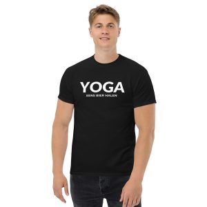 Heren T-shirt YOGA eens bier halen